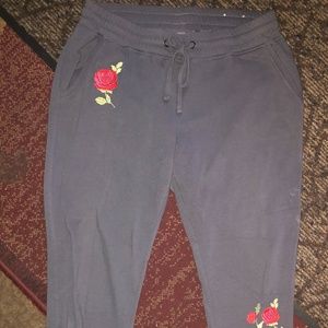 Blue gray sweatpants